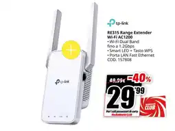 MediaWorld tp-link RE315 Range Extender Wi-Fi AC1200 offerta