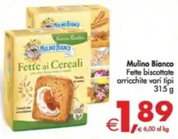 Deco Supermercati Mulino Bianco Fette biscottate arricchite offerta