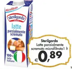 Deco Supermercati Sterilgarda Latte parzialmente scremato microfiltrato offerta