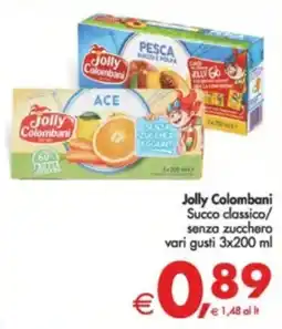Deco Supermercati Jolly Colombani Succo classico/ senza zucchero offerta