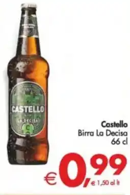 Deco Supermercati Castello Birra La Decisa offerta