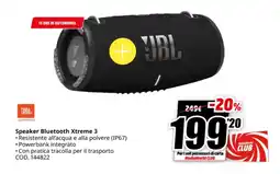 MediaWorld JBL Speaker Bluetooth Xtreme 3 offerta