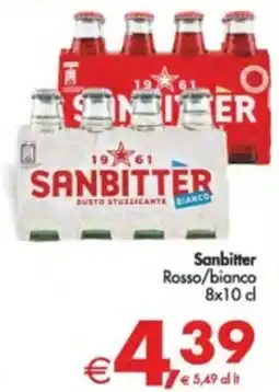 Deco Supermercati Sanbitter Rosso/bianco offerta