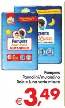 Deco Supermercati Pampers Pannolini/mutandino Sole e Luna offerta