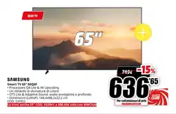 MediaWorld SAMSUNG Smart TV 65" 65Q6F offerta