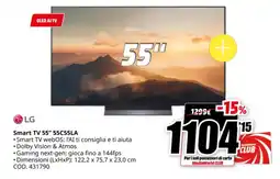 MediaWorld LG Smart TV 55″ 55C55LA offerta