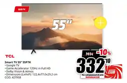 MediaWorld TCL Smart TV 55" 55P7K offerta