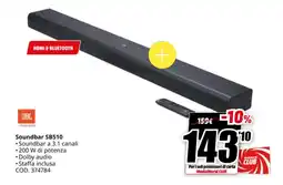 MediaWorld JBL Soundbar SB510 offerta