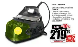 MediaWorld Rowenta Caldaia ad alta pressione DG8626 offerta