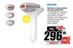 MediaWorld PHILIPS Epilatore a luce pulsata Prestige BRI947/00 offerta