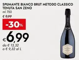 Bennet Spumante bianco brut metodo classico TENUTA SAN ZENO offerta