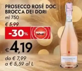 Bennet Prosecco rosé doc BROCCA DEI DORI offerta