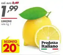 Italmark Limoni offerta