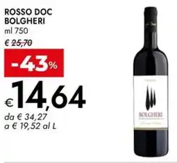 Bennet Rosso doc BOLGHERI offerta