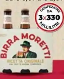 Bennet Birra lager MORETTI offerta