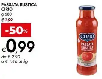 Bennet Passata rustica CIRIO offerta