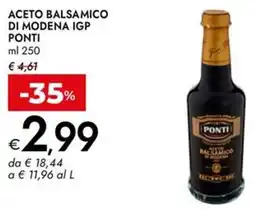 Bennet Aceto balsamico di modena igp PONTI offerta