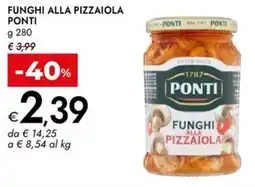 Bennet Funghi alla pizzaiola PONTI offerta