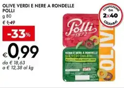 Bennet Olive verdi e nere a rondelle POLLI offerta