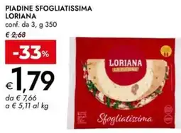 Bennet Piadine sfogliatissima LORIANA offerta