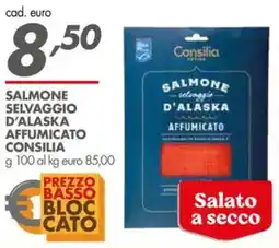 Italmark Salmone selvaggio d'alaska affumicato CONSILIA offerta
