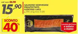 Italmark Salmone norvegese preaffettato HJERTING LAKS offerta