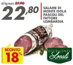 Italmark Salame di monte isola pascoli del fattore lombardia offerta