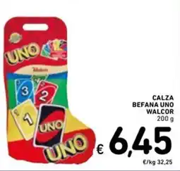 Spazio Conad Calza befana uno walcor offerta