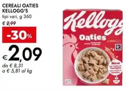 Bennet Cereali oaties KELLOGG'S offerta