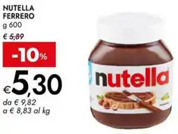 Bennet NUTELLA Ferrero offerta