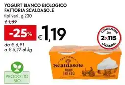 Bennet Yogurt bianco biologico FATTORIA SCALDASOLE offerta