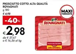 Bennet Prosciutto cotto alta qualità ROVAGNATI offerta