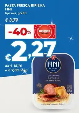 Bennet Pasta fresca ripiena FINI offerta