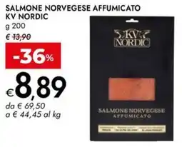 Bennet Salmone norvegese affumicato KV NORDIC offerta