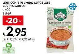 Bennet Lenticchie in umido surgelate CUCINA SARTOR offerta