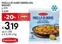 Bennet Paella di mare surgelata BENNET offerta