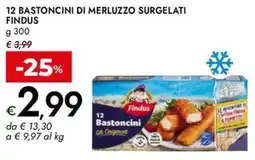 Bennet 12 bastoncini di merluzzo surgelati FINDUS offerta