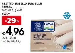 Bennet Filetti di nasello surgelati FROSTA conf. da 5 offerta