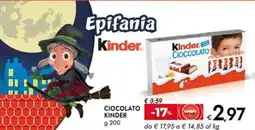 Bennet Ciocolato KINDER offerta