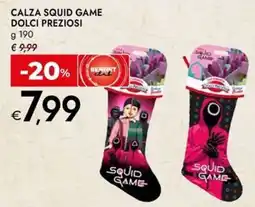 Bennet Calza squid game dolci preziosi offerta