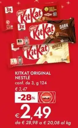 Bennet Kitkat original NESTLÉ conf. da 3 offerta
