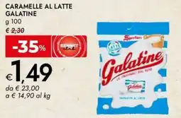 Bennet Caramelle al latte GALATINE offerta