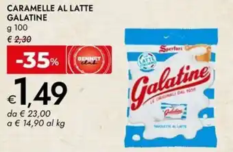 Bennet Caramelle al latte GALATINE offerta