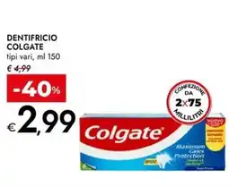 Bennet Dentifricio COLGATE offerta