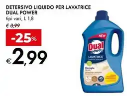 Bennet Detersivo liquido per lavatrice DUAL POWER offerta