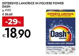 Bennet Detersivo lavatrice in polvere power DASH offerta