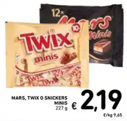 Spazio Conad Mars, twix o snickers minis offerta