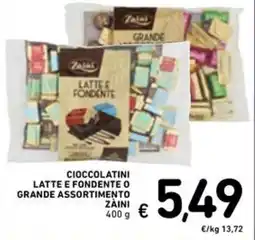 Spazio Conad Cioccolatini latte e fondente o grande assortimento ZAINI offerta