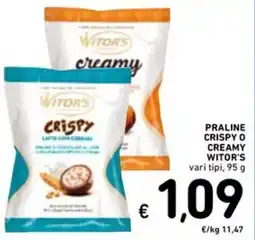 Spazio Conad Praline crispy o creamy WITOR'S offerta