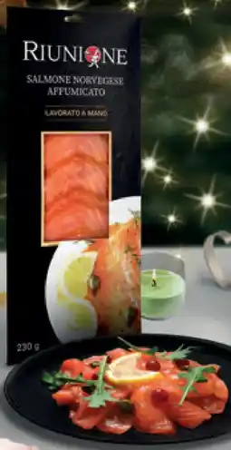 Conad Superstore Salmone affumicato norvegia RIUNIONE offerta